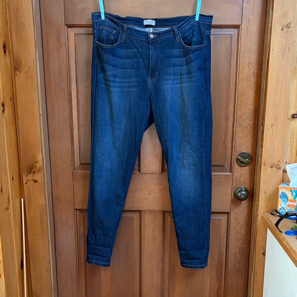 Judy Blue Dark Blue Skinny Jeans Size 1XL